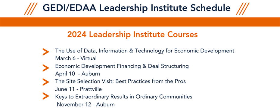 2024 leadship course schedule